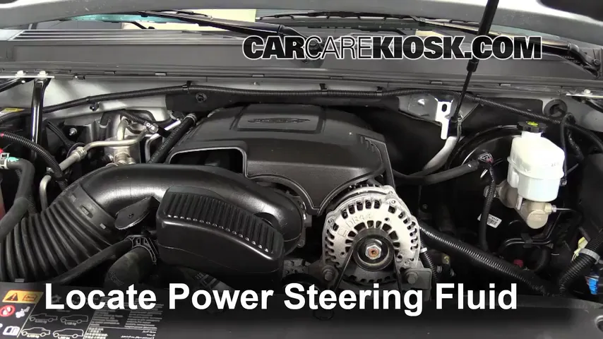 2013 Chevrolet Tahoe LT 5.3L V8 FlexFuel Power Steering Fluid Add Fluid